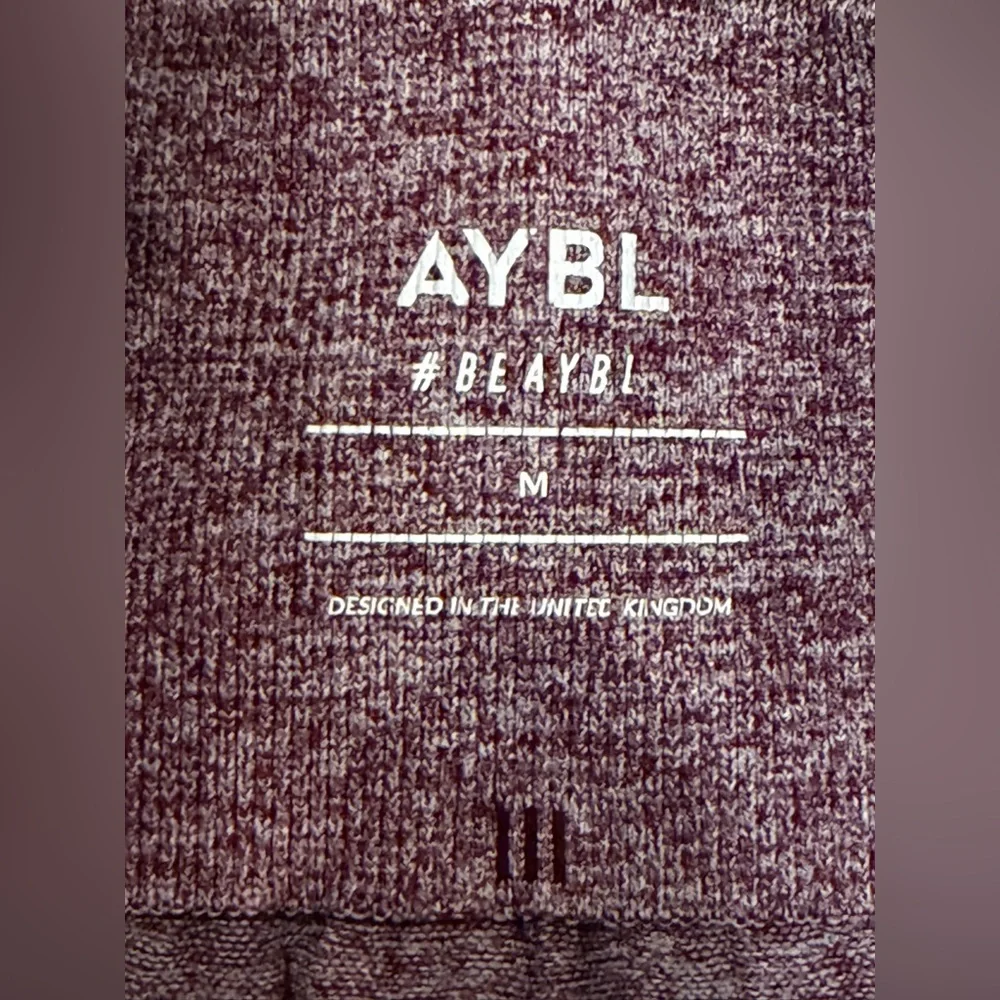 AYBL Ombre Pink Purple Seamless Butt Lifting Compression Shorts Womens Medium